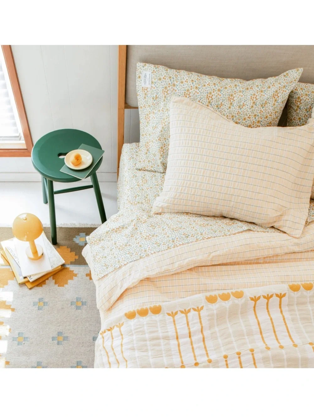 Schoolhouse Seersucker Check Pillow Sham